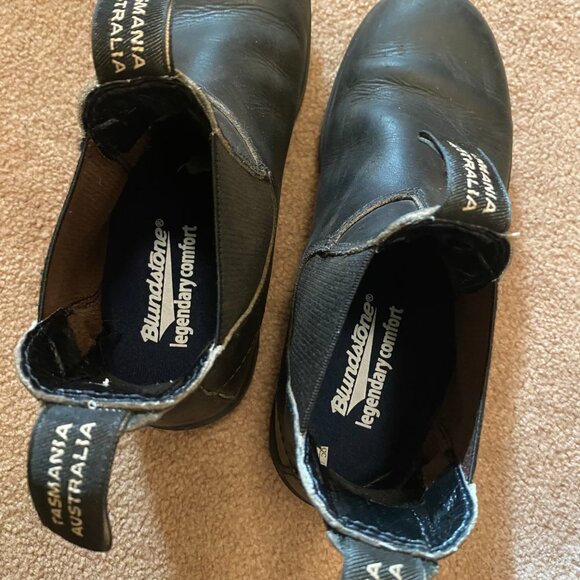 Blundstone Chelsea Boots Womens 8 AU 5 Black Leather Pull On - Picture 11 of 11